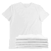 5-pack of white t-shirts