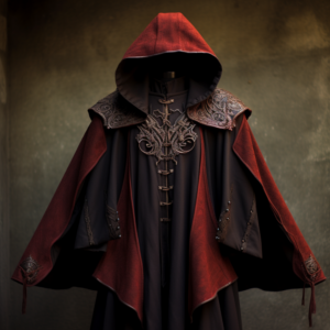 A crusaders hoodie cloak