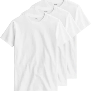 Ett 3-pack T-shirts i färgen vit. T-shirten är från Swetees av modellen Heritage Tee.
